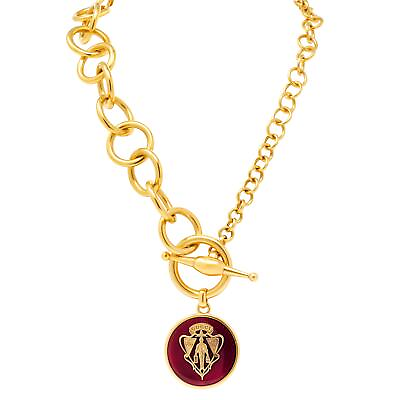 #ad Gucci Substantial 18 Karat Yellow Gold Crest Convertible Belt Necklace $16170.00