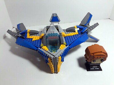 #ad LEGO Heroes: Milano Spaceship from Rescue 76021 Black widow Brickheadz 41591. $74.00