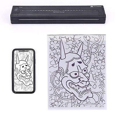 #ad New USB Tattoo Transfer Copier Printer Machine Thermal Stencil Paper Maker E4 $162.99