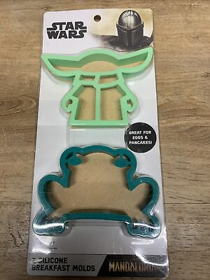 #ad ❗️Disney The Mandalorian Baby Yoda Star Wars Breakfast Silicone Pancake Molds $15.99