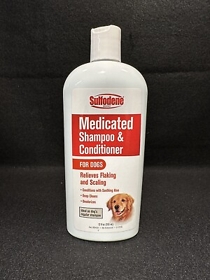 #ad Sulfodene Medicated Dog Shampoo amp; Conditioner 12 oz Relieves Flaking amp; Scaling $10.95