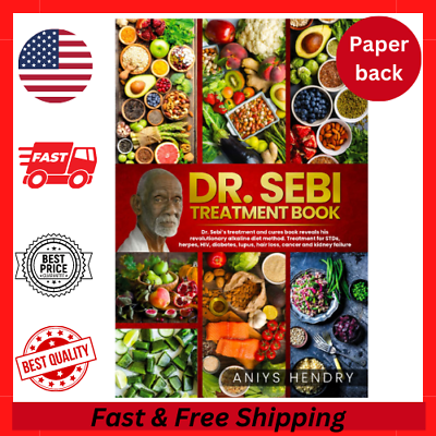 #ad DR. SEBI#x27;S TREATMENT BOOK: Natural Cures for STDs Herpes HIV Diabetes Cancer $19.99