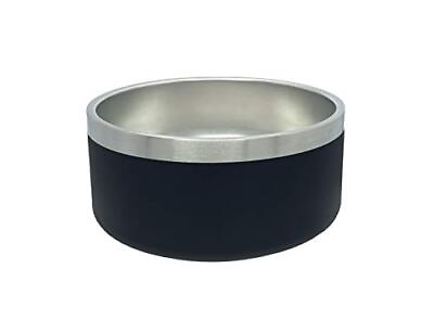 #ad Black Dog Bowl 64 OZ Stainless Steel Insulated Dogs Water Bowls for Large Med... $38.09