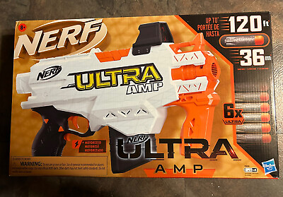 #ad NERF Ultra Amp Motorized Blaster Gun 6 Dart Clip With 6 Ultra Darts New In Box $19.75