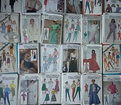 #ad Sewing Patterns 80#x27;s amp; 90#x27;s Blouses Dresses Jackets Pants Skirt U Pick Lot #9 $4.89