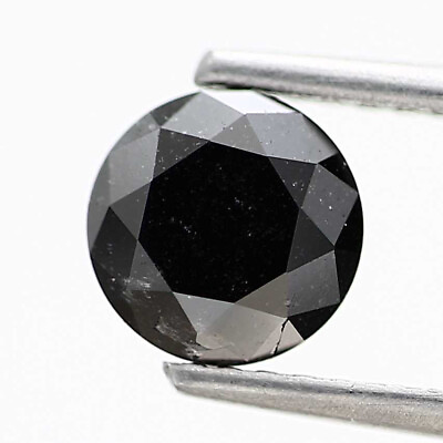 #ad Black Diamond Natural Round Loose Diamond for Engagement Ring 0.85 Ct $247.00