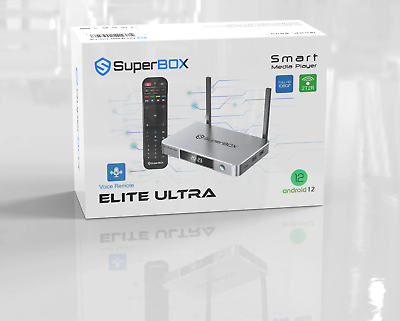#ad Newest 2024 Super Box Android Box Elite Ultra 4GB RAM 128 GB Voice Remote $399.00