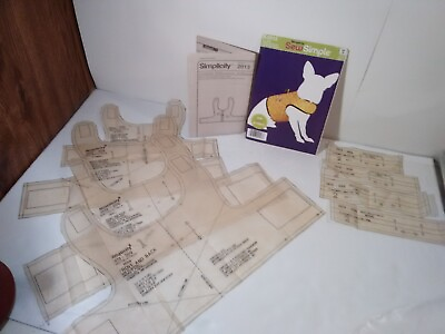 #ad Dog Coat Sewing Pattern Simplicity A2013 XXS XS S M Dogs CUT NO LARGE XL read $8.99