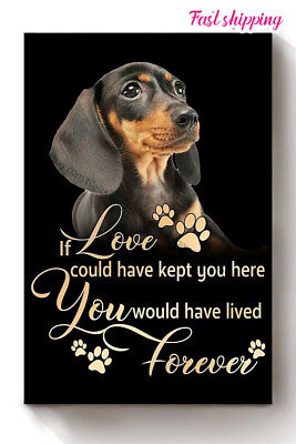 #ad Memorial For Dachshund Dog Dog Mom Dog Foster Poster Wall Art Vertical $14.54