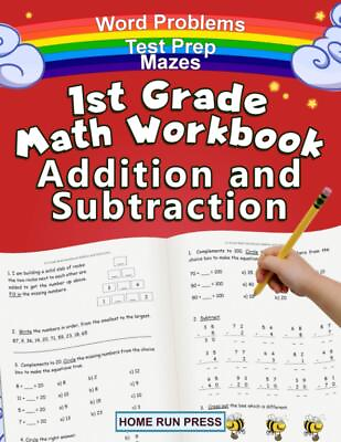 #ad 1st Grade Math Workbook Addition and Subtraction: 1 Workbooks Math... $6.62