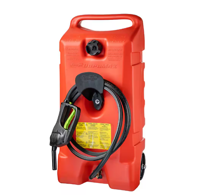 #ad Scepter Flo N#x27; Go Duramax 14 Gallon Gas Fuel Tank Container Caddy with Pump Red $115.96
