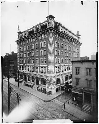 #ad Brooklyn NY Naval branch of the YMCA on Sands Street ca 1900 Old Photo AU $9.00