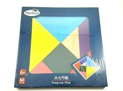 #ad Pavilion Tangram Plus Puzzle Retired Educational Brain Teaser Game Toy ToysRus $9.10
