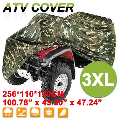 #ad 3XL190T ATV Cover UV Protector For Honda Yamaha Suzuki Camo $36.02