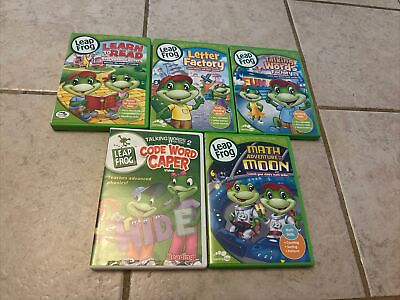 #ad Leap Frog Educational DVD Lot of 5 Very Good Condition $21.95