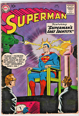 #ad Superman	#126 DC	1959 Low Mid Grade $47.00