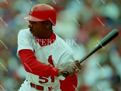 #ad DV922 Willie McGee St Louis Cardinals Swing Baseball 8x10 11x14 16x20 Photo $4.95