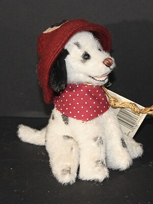 #ad Dalmatian Puppy Vintage Plush Cinders the Fire Dog Little and Sweet $19.98