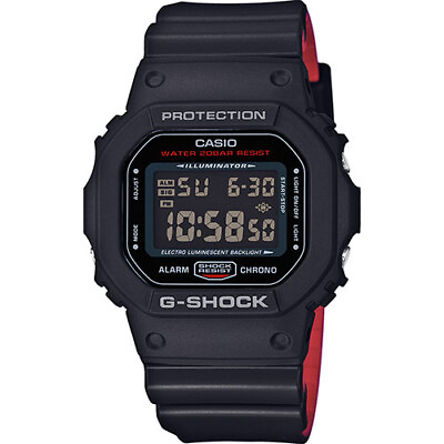 #ad Men#x27;s G Shock INT DW 5600HR 1DR Black Silicone Automatic Fashion Casio Watch $105.42