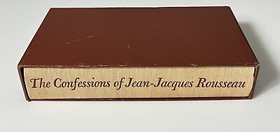 #ad The Confessions of Jean Jacques Rousseau Memoir Illustrated Slipcase HC 1955 $20.00