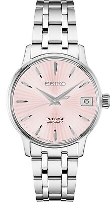#ad Seiko Presage Automatic Pink Dial Stainless Steel Women’s Watch SRP839 $334.99