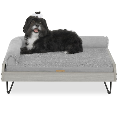 #ad Wooden Pet Bed with Mattress Pet Bed with Mattress Dogs Pets Dog Beds $154.43