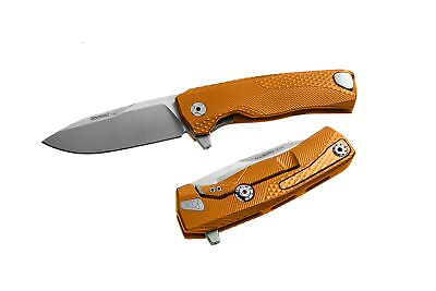 #ad LionSteel Knives ROK Frame Lock ROK A OS M390 Steel Orange Aluminum $244.60