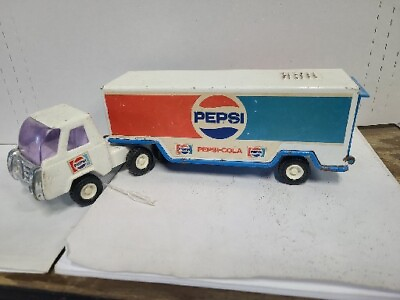 #ad 1980 Vintage Pepsi Cola Semi Truck Collectible Toy Truck amp; Trailer Buddy L Japan $58.00