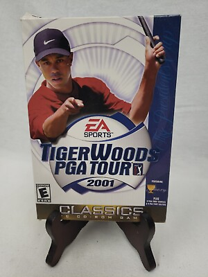 #ad Tiger Woods PGA Tour 2001 Classics PC 2002 COMPLETE w Box $10.00