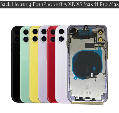 #ad Replacement Back Housing Frame For iPhone 8 8 Plus X XR XS Max 11 11 Pro Max $41.99