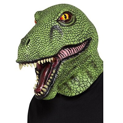 #ad Smiffys Dinosaur Latex Mask Green $24.86
