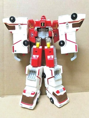#ad Bandai MRR Machine Robo Rescue 04 Red Wing HyperFire Transform figure マシンロボレスキュー $23.99