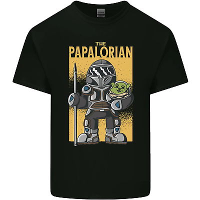 #ad Fathers Day The Papalorian Funny Papa Mens Cotton T Shirt Tee Top GBP 11.75