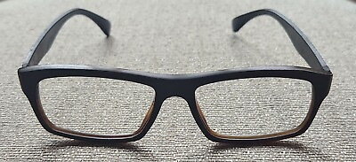 #ad Hoffmann Natural Eyewear dark brown water buffalo horn eyeglass frames $399.99
