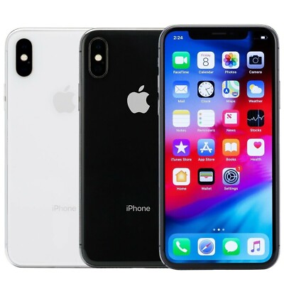 #ad #ad Apple iPhone X 64GB Factory Unlocked ATamp;T T Mobile Verizon Very Good Condition $151.95