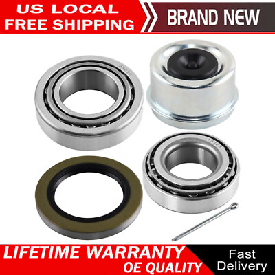 #ad Complete Trailer Bearing Kit for 6000# Axles 15245 25520 15123 22580 Bearing $18.50