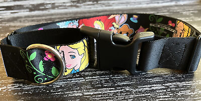 Buckle Down Dog Collar Disney Alice In Wonderland Dog Belt 1 1 2” $13.50