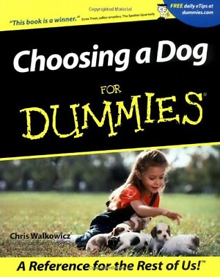 #ad Choosing a Dog For Dummies $3.98