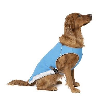 #ad Canada Pooch Chill Seeker Cooling Vest Blue Size 12 $24.49