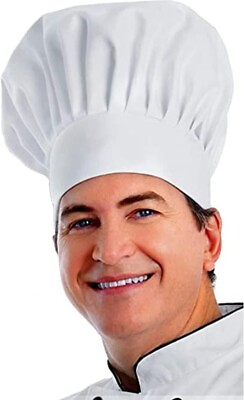 #ad Chef Hat Adult Premium Adjustable Elastic Baker Kitchen Cooking Chef Cap $9.99