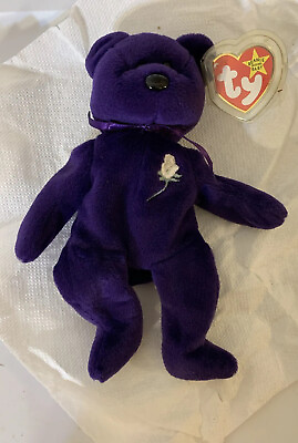 #ad 1st Edition 1997 TY Princess Diana Beanie Baby Made in China P.E Pellets $9235.80