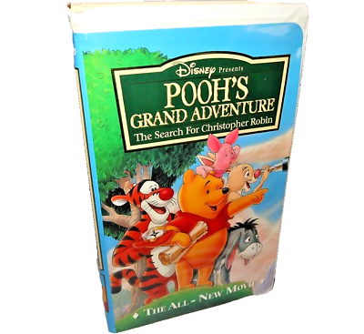 #ad Disney Pooh#x27;s Grand Adventure The Search for Christopher Robin VHS 1997 $4.99