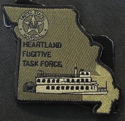 #ad US Marshals Service Heartland Fugitive TF FirstGEN V OD patch Very Rare $24.95
