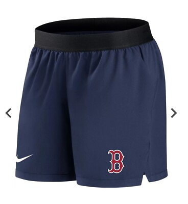 #ad Nike Women#x27;s Large Boston Red Sox Navy Authentic Collection Flex Vent Shorts $27.99