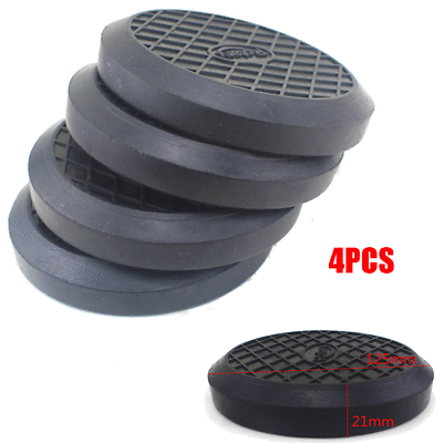 #ad 4x Round 125mm Universal Rubber Arm Pad Heavy Duty Lift Pad For Auto Truck Hoist $41.30