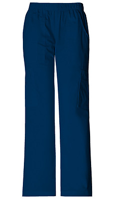 #ad Scrubs Cherokee Workwear Tall Mid Rise Cargo Pant 4005T NAVW Navy Free Shipping $27.99