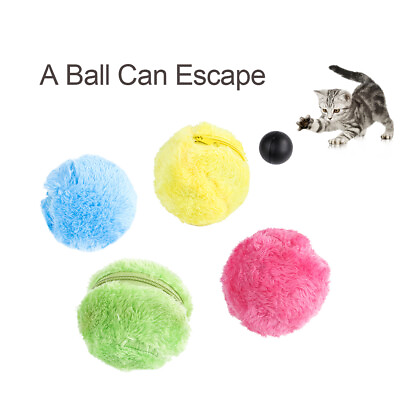 #ad Dog Automatic Roller Ball Dog Plush Motion Activated Ball N8F2 C $12.56