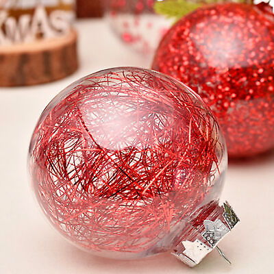 #ad 24pcs Glitter Balls Eco friendly Eye catching Decorative Shiny Surface Balls $29.66