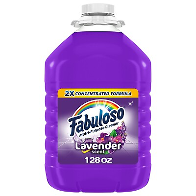 #ad Fabuloso Multi Purpose Cleaner 2X Concentrated Formula Lavender Scent 128 oz $7.64