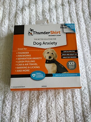 #ad Classic Anxiety amp; Calming Vest for Dogs Heather Grey $29.99